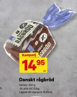 City Gross Danskt rågbröd erbjuda