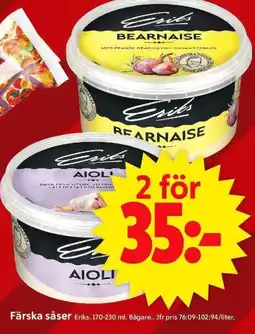 ICA Supermarket Eriks Färska såser erbjuda
