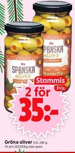 ICA Supermarket ICA Gröna oliver erbjuda