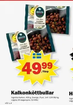 Pekås Kalkonköttbullar erbjuda
