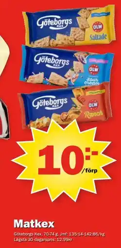 Pekås Matkex erbjuda