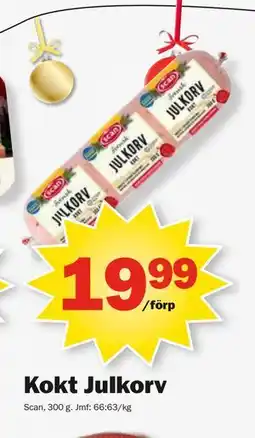 Pekås Kokt Julkorv erbjuda