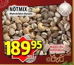 Matvärlden Tensta NÖTMIX erbjuda