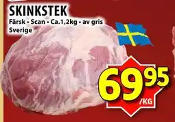 Matvärlden Tensta SKINKSTEK erbjuda