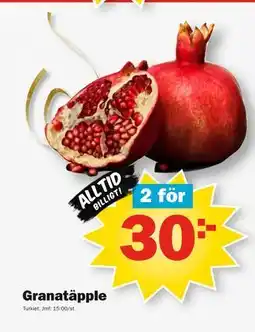 Pekås Granatäpple erbjuda
