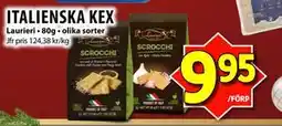 Matvärlden Tensta ITALIENSKA KEX erbjuda
