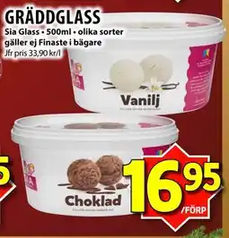 Matvärlden Tensta GRÄDDGLASS erbjuda
