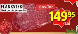 Matvärlden Tensta FLANKSTEK erbjuda