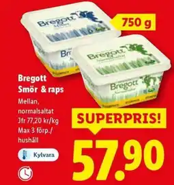 Lidl Bregott Smör & raps erbjuda