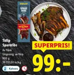 Lidl TULIP Spareribs erbjuda