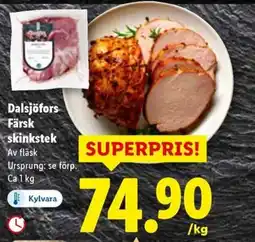 Lidl Dalsjöfors Färsk skinkstek erbjuda