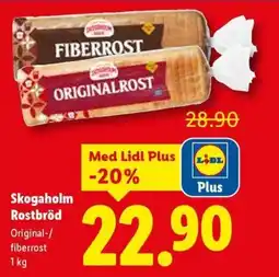 Lidl Skogaholm Rostbröd erbjuda