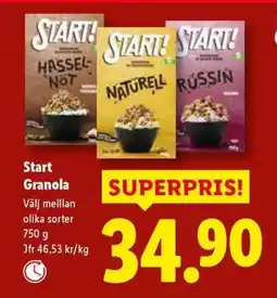 Lidl Start Granola erbjuda