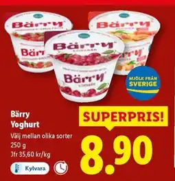 Lidl Bärry Yoghurt erbjuda