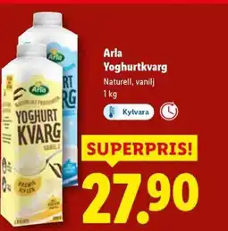 Lidl Arla Yoghurtkvarg erbjuda