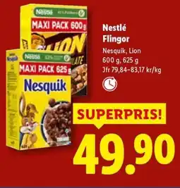 Lidl Nestlé Flingor erbjuda
