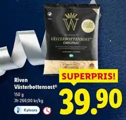 Lidl Riven Västerbottensost erbjuda