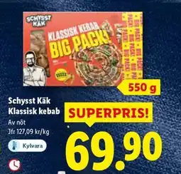 Lidl Schysst Käk Klassisk kebab erbjuda
