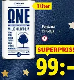 Lidl Fontana Olivolja erbjuda