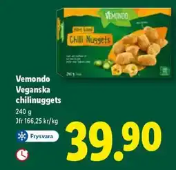 Lidl Vemondo Veganska chilinuggets erbjuda