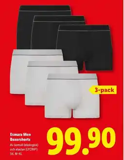 Lidl Esmara Men Boxershorts erbjuda