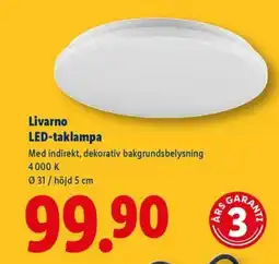 Lidl LED-taklampa erbjuda