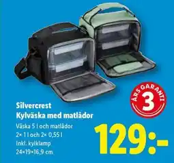 Lidl Silvercrest Kylväska med matlådor erbjuda