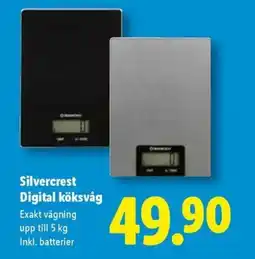 Lidl Silvercrest Digital köksvåg erbjuda
