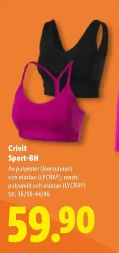 Lidl Crivit Sport-BH erbjuda