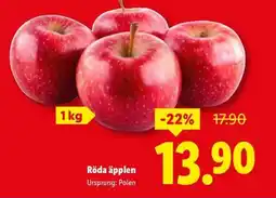 Lidl Röda äpplen erbjuda