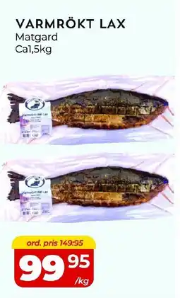 Matrix Butikerna MATGARD Varmrökt lax erbjuda