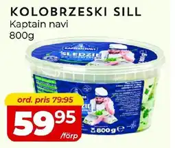 Matrix Butikerna KAPTAIN NAVI Kolobrzeski sill erbjuda