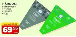 Matrix Butikerna SKÅNEMEJERI Hårdost erbjuda