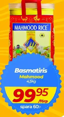 Matrix Butikerna MAHMOOD Basmatiris erbjuda