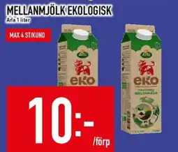 Matdax ARLA Mellanmjölk ekologisk erbjuda