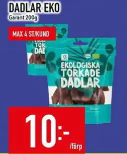 Matdax GARANT Dadlar eko erbjuda