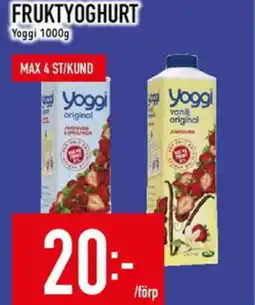 Matdax YOGGI Fruktyoghurt erbjuda