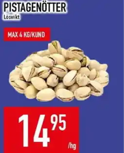 Matdax Pistagenötter erbjuda