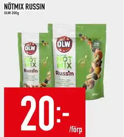 Matdax OLW Nötmix russin erbjuda