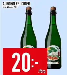 Matdax LIND & BAGGE Alkoholfri cider erbjuda