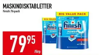 Matdax FINISH Maskindisktabletter erbjuda