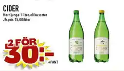 Matdax HERRLJUNGA Cider erbjuda