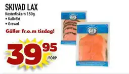 Din Mat KOSTERFISKARN Skivad lax erbjuda