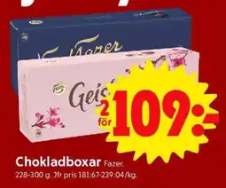 ICA Supermarket Chokladboxar Fazer erbjuda
