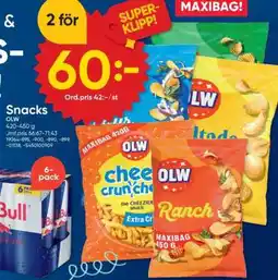DollarStore OLW snacks erbjuda