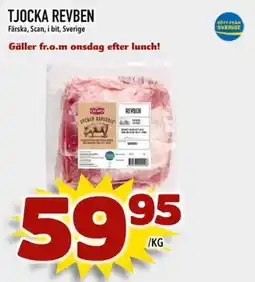 Din Mat Tjocka revben erbjuda