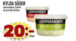 Din Mat LOHMANDERS Kylda såser erbjuda