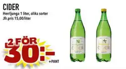 Din Mat HERRLJUNGA Cider erbjuda