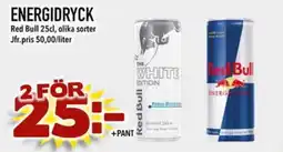 Din Mat RED BULL Energidryck erbjuda