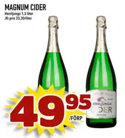 Din Mat HERRLJUNGA Magnum cider erbjuda